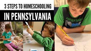 How to HOMESCHOOL in Pennsylvania