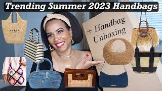  TRENDING SUMMER 2023 HANDBAGS + New Handbag Unboxing, Summer Handbags 2023 | Crystal Momon