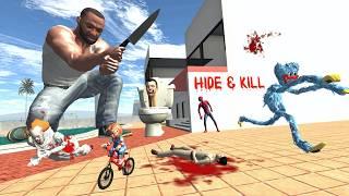 Franklin Play Hide and Kill in Indian Bike Driving 3D