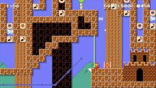 Sonic Green Hill Zone Theme - from Dannyh09 - SUPER MARIO MAKER Gameplay RAW