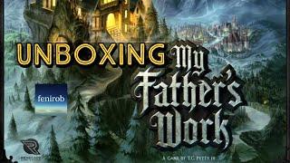 My Father’s Work Board Game | Unboxing (ft. Evil Jeff)