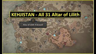 Walkthrough for All 31 Altar of Lilith Statues in Kehjistan in Diablo 4