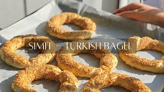 How to make Simit (Turkish Sesame Bagel Bread) at Home - ASMR COOKING