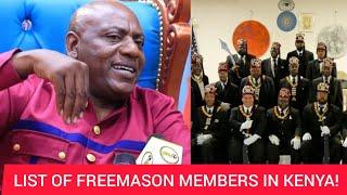 NAMES OF FREEMASON MEMBERS IN KENYA EXPOSED! By APOSTLE NDURA WARUINGE