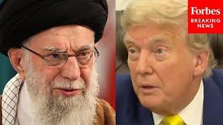 WATCH: Trump Issues Very Blunt Threat To Iran Following U.S. Strikes On Nuclear Facilities