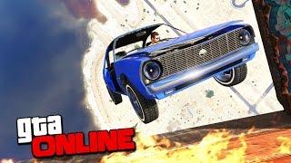 ЧУТЬ НЕ СОРВАЛСЯ С КРАЯ ПЛАТФОРМЫ НА ЭКСТРЕМАЛЬНОМ ДЕРБИ В GTA 5 ONLINE ( УГАР )