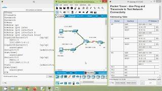 13.2.7 Packet Tracer - Use Ping and Traceroute to Test Network Connectivity