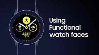 Galaxy Watch Active: How to use functional watch faces | Samsung