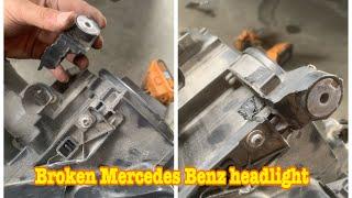 How to repair mercedes benz broken light?