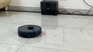 OKP L3 Robot Vacuum with Lidar Navigation Robot Vacuum Cleaner with Self-Empty Base