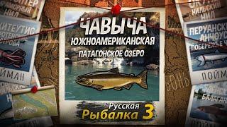 "Мутант" Чавыча Южноамериканская. Патагонское Озеро. Это было Тяжело! Русская Рыбалка 3.