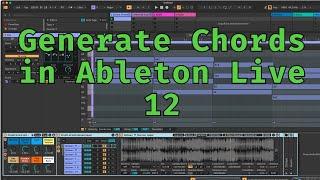 Generate Chords in Ableton Live 12 with Stacks!