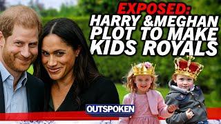 "It's nuts!" Fury over Prince Harry & Meghan Markle plot to make Archie & Lilibet working royals