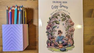 Cozy Spaces coloring book by ReydaPrint