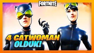 4 CATWOMAN OLDUK ! RAKİP DELİRDİ (Fortnite Battle Royale)