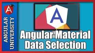  Angular Material Data Table - Data Selection