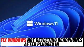 How to Fix Windows 10 Not Detecting Headphones After Plugged in