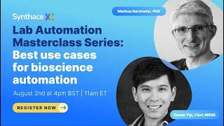 Lab Automation Masterclass: Best use cases of automation in the biosciences