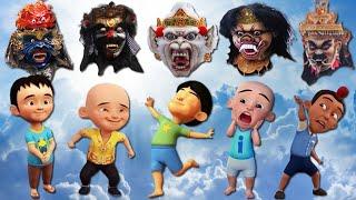 Menjelang Hari Raya Nyepi Upin Ipin dan kawan-kawan mengikuti pawai Ogoh ogoh Bali