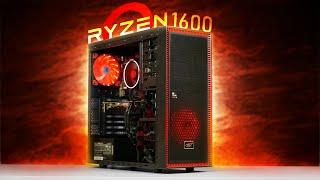 RYZEN 5 1600 В 2023 ГОДУ / ЕСТЬ ЛИ ЖИЗНЬ НА ПЯТИЛЕТНЕЙ РЯЗАНИ? КРАСНАЯ СБОРКА НА AMD