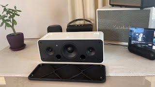 На огляді Hi-FI від Apple, перша їхня портативна акустика, Apple iPod Hi-Fi Wired Speaker System