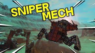 Sniper Whirlwind Mech -- Crossout