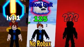 Starting Out in Roblox Blox Fruits - No Robux Challenge