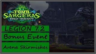 World Of Warcraft Legion 7.2 PVP 2017 - Arena Skirmishes Weekly Quest - Resto Druid Gameplay