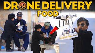 Drone Delivering Foods | Delivering Happiness