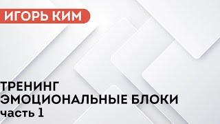 Онлайн тренинг Эмоциональная свобода день первый Рекомендации психолог Игорь Ким