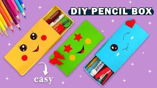 DIY Paper Pencil Box || How to make a Paper pencil Box, DIY Back to school