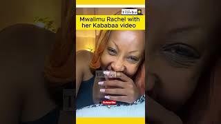 Mwalimu Rachel with her Kababaa video  #kambafestival #mombasa #rutospeechtoday #airportvlog