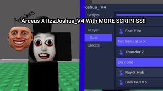 Arceus X ItzzJoshua_ V4 With Da Hood GUI Added!