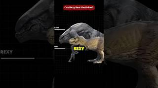 Can Rexy Beat the D-Rex from Jurassic World Rebirth? #shorts #viral