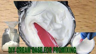 HOW TO MAKE BASE CREAM WITH NATURAL EWAX FOR PRO MIXING LIGHTENING ACTIVES