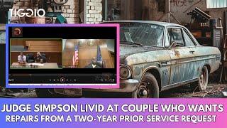 Judge Simpson LIVID Over Couple's Long-Standing Feud With Mechanic | Team Tiggio Court TV