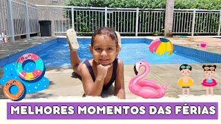 MELHORES MOMENTOS: ALICE BRINCANDO NO PARQUE DE DIVERSÃO, BRINCANDO NA PISCINA E MUITO MAIS