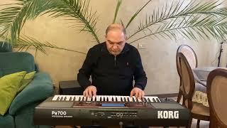 Mher Sargsyan-Sherburskie zontiki | cover on Korg pa 700\ Мгер Саргсян - Шербурские зонтики