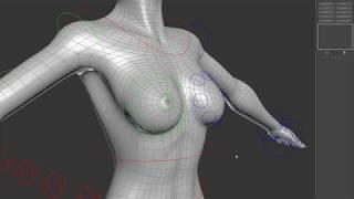 New Breast Rig - 3ds Max