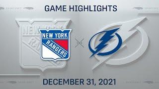 NHL Highlights | Rangers vs. Lightning - Dec 31, 2021