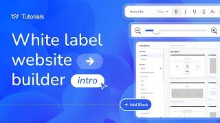 White Label Website Builder Weblium