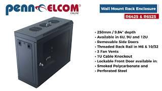 Penn Elcom's NEW Wall Mount Rack Enclosures R6425 & R6525 - PennElcomOnline.com