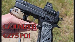 CZ75 P01 Cajunized by Cajun Gunworks!