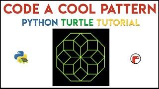 Python Turtle - Code a Cool Pattern Tutorial