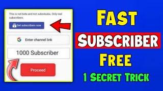 How To Get Free Subscribers On YouTube - Free Subscriber For YouTube