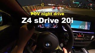 2024 BMW Z4 sDrive 20i POV night drive