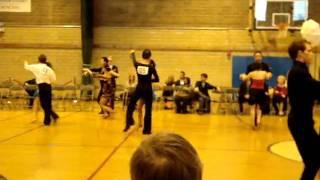 Gold International Samba at the Northwestern Ballroom Classic '10