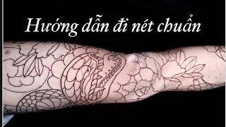 Hướng dẫn cách đi nét đẹp cho ae mới vào nghề tattoo