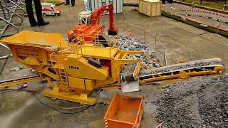 RC STONEBREAKER IN ACTION RC JAW CRUSHERS SUPERSHARK KBM 11065 FANTASTIC MODEL MACHINE