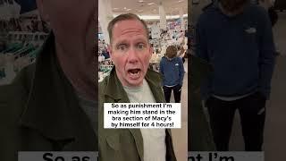 His grades are NOT acceptable! #peteytvprof #punishment #macys